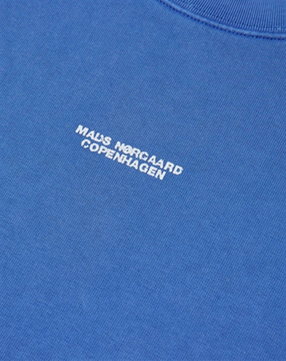 Mads Nørgaard - Compact Cotton Atli Sweatshirt - Bright Cobalt 